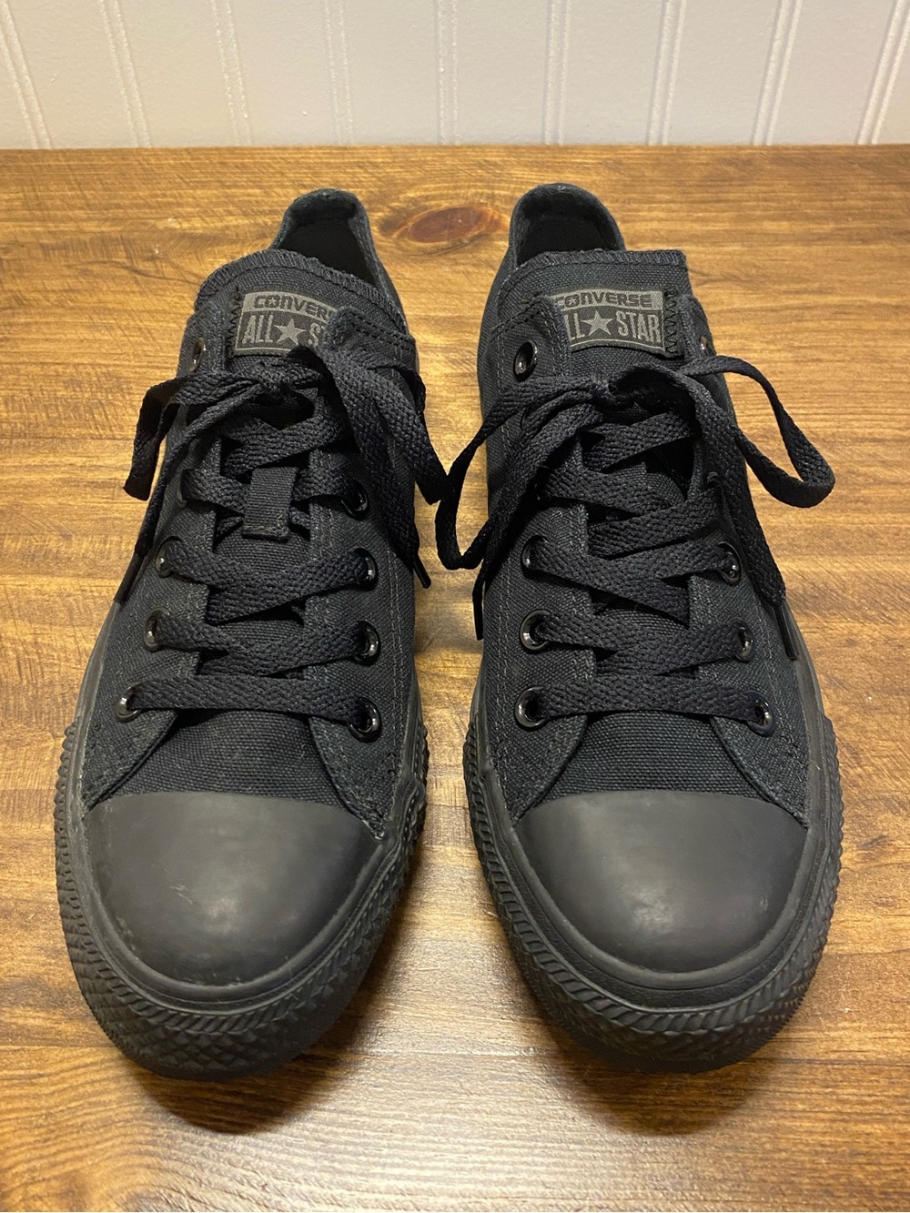Converse Chuck Taylor All Star Mens Size 6 All Black Low Top Casual Sneakers